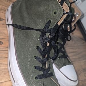 Converse Green High-Top Sneakers